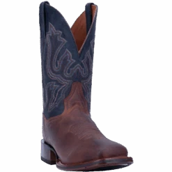 Dan Post Men's Winslow Brown & Blue Square Toe Western Boots DP4556