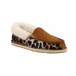 Twisted X Ladies Loafer Tan & Cheetah Slip-OnShoes WCL0015