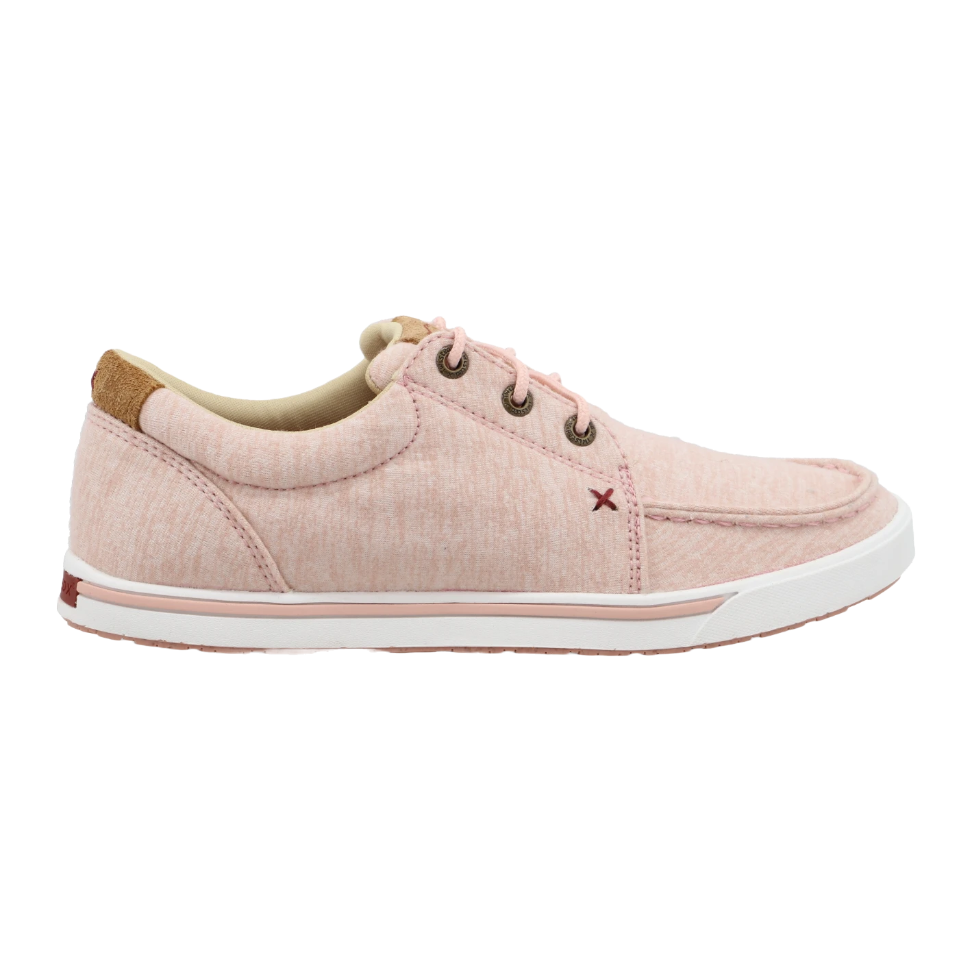 Twisted X® Ladies Moc Toe Baby Pink Slip-On Casual Shoes WCA0053 4 Twisted X® Ladies Moc Toe Baby Pink Slip-On Casual Shoes WCA0053 - Image 2