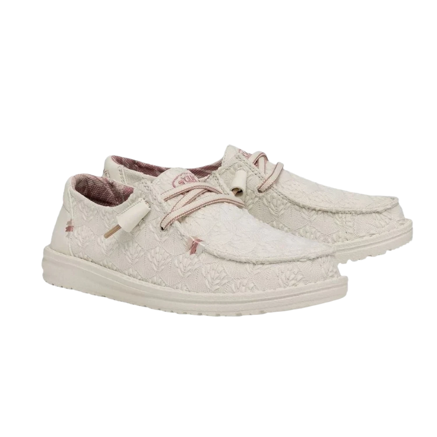 Hey Dude® Ladies Wendy Boho Stretch Fleur Sand Slip On Shoes 40082-202 3 Hey Dude® Ladies Wendy Boho Stretch Fleur Sand Slip On Shoes 40082-202