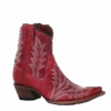 Circle G By Corral Ladies Red Embroidery & Zipper Ankle Booties L5704 1 Circle G By Corral Ladies Red Embroidery & Zipper Ankle Booties L5704 -Western Cowboy Equipment Myproject 2023 04 17T084144.820