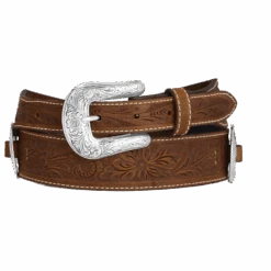 Brighton Ladies Sedona Concho Dark Brown Western Belt C51309