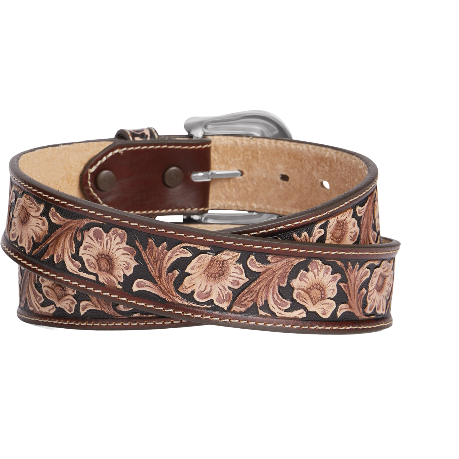 Brighton Men's Bonanza Trail Brown Western Belt C14114 4 Brighton Men's Bonanza Trail Brown Western Belt C14114 - Image 2