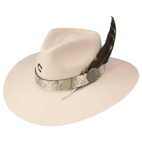 Charlie 1 Horse Silverbelly Sidewinder Felt Hat CWSDWR-403661 3 Charlie 1 Horse Silverbelly Sidewinder Felt Hat CWSDWR-403661