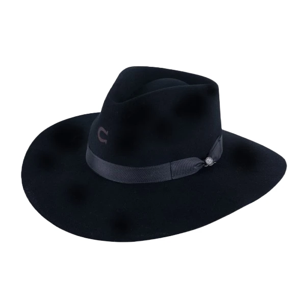 Charlie 1 Horse Black Highway Felt Hat CWHIWA-403607 3 Charlie 1 Horse Black Highway Felt Hat CWHIWA-403607