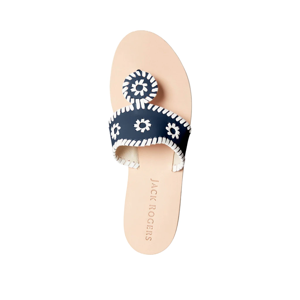 Jack Rogers® Ladies Boating Midnight White Flat Sandals 112211JK0143W 4 Jack Rogers® Ladies Boating Midnight White Flat Sandals 112211JK0143W - Image 2