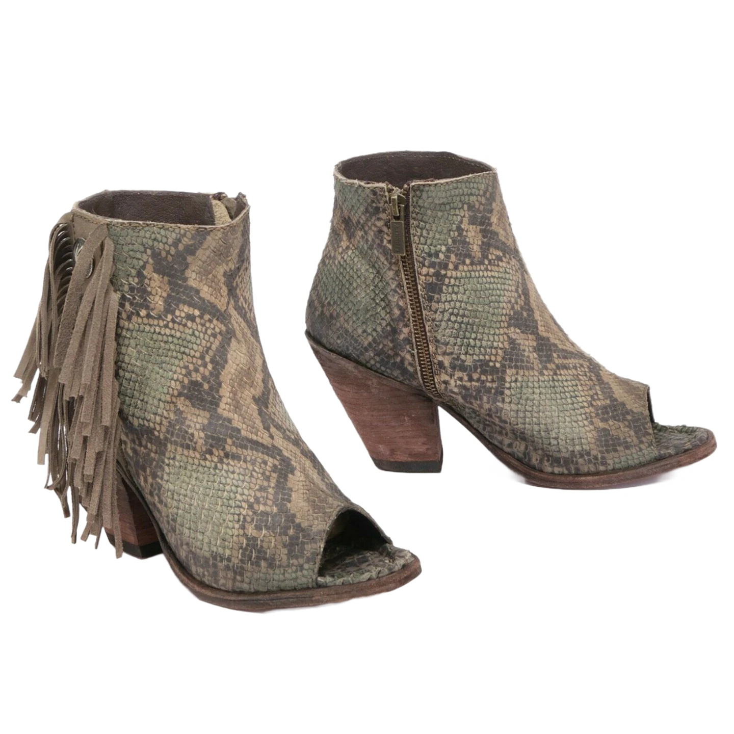 Liberty Black Pithon Fileteado Verde Shoe LB-712807 4 Liberty Black Pithon Fileteado Verde Shoe LB-712807 - Image 2