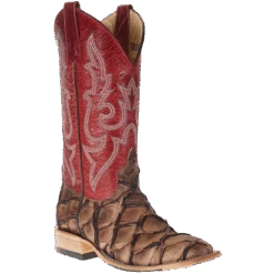 Macie Bean Ladies Pirarucu Cigar Matte Red Sinsation Boots M2007