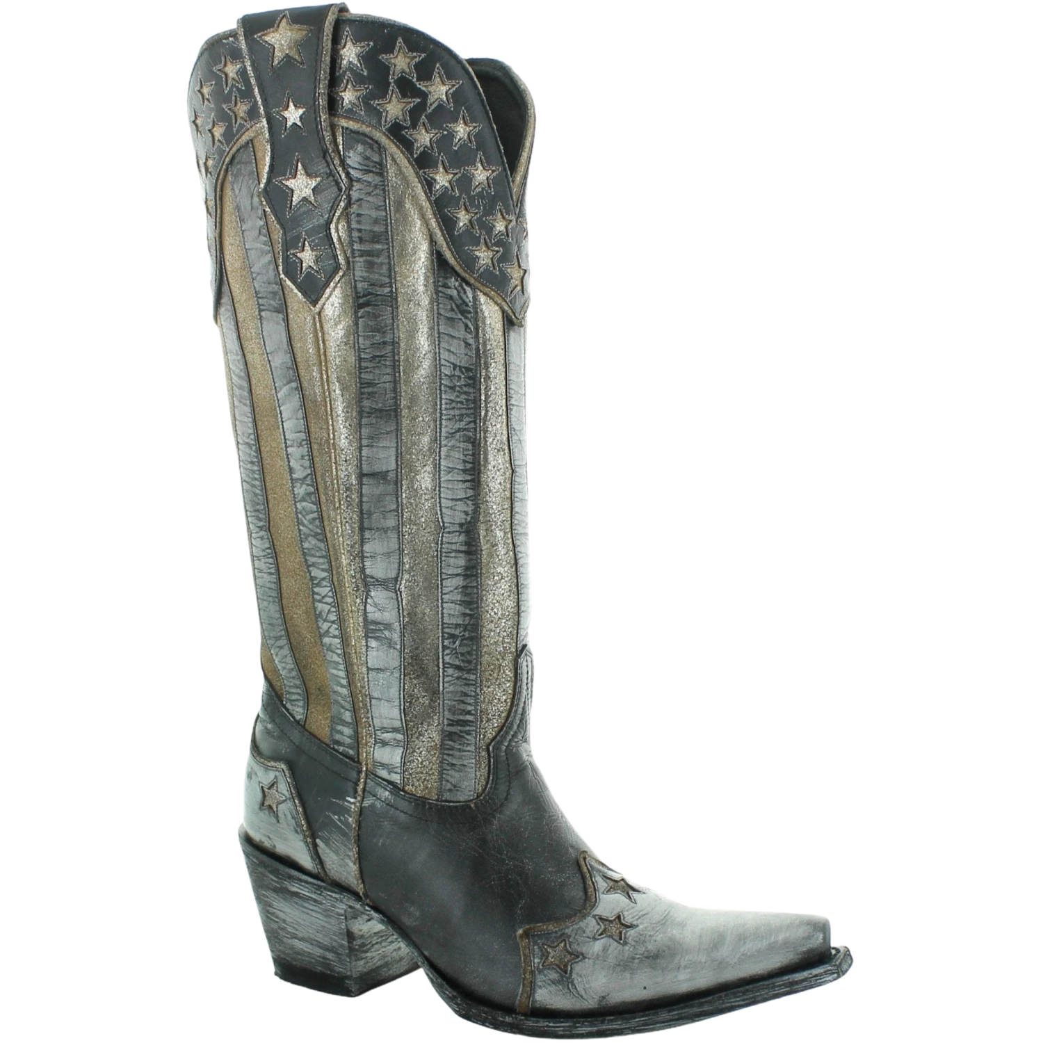 Yippee Ki Yay By Old Gringo Ladies Bloom Stars & Stripes Boots YL470-1 3 Yippee Ki Yay By Old Gringo Ladies Bloom Stars & Stripes Boots YL470-1