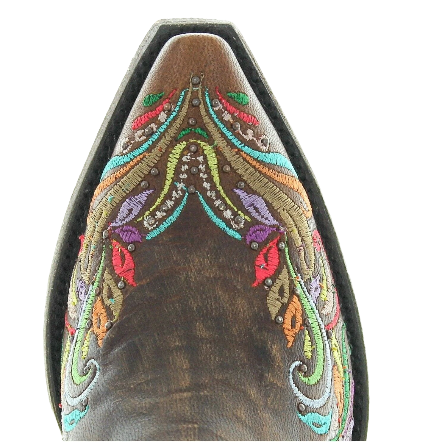 Old Gringo Ladies Dulce Calavera Brass Brown Sugar Skull Boots L3191-2 4 Old Gringo Ladies Dulce Calavera Brass Brown Sugar Skull Boots L3191-2 - Image 2