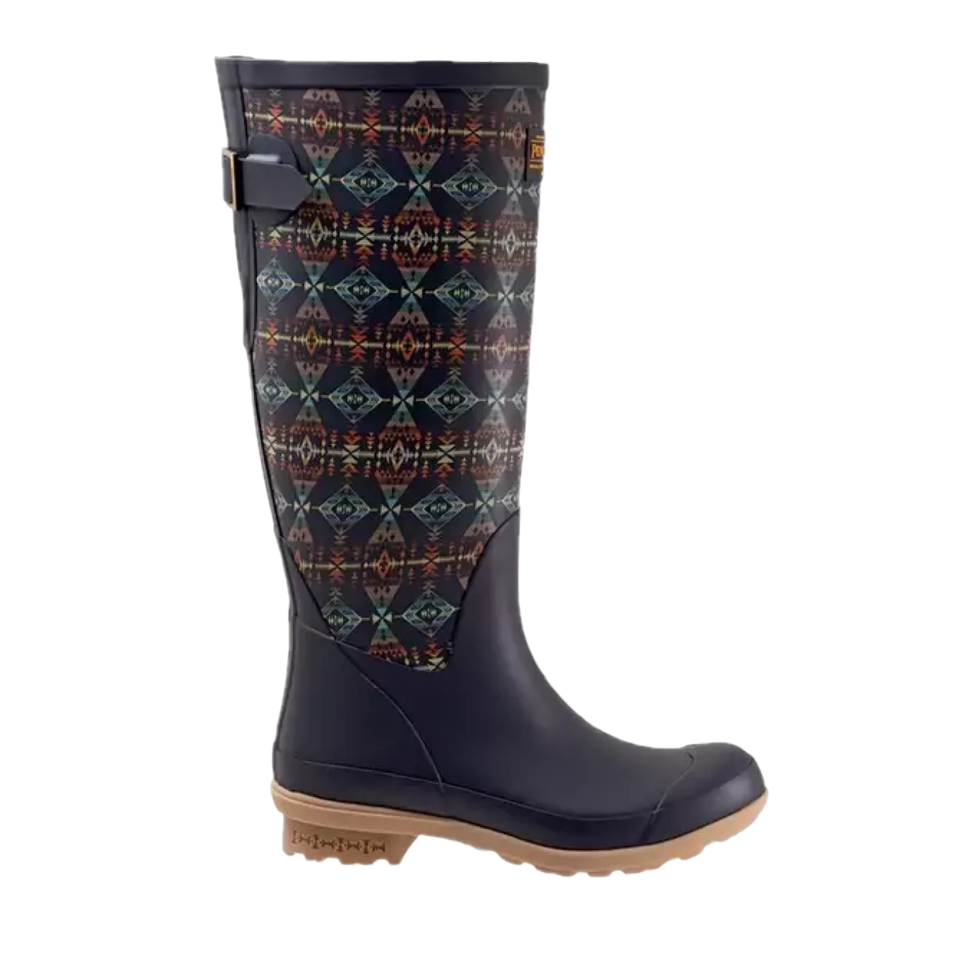 Pendleton® Ladies Diamond Peak Navy Tall Rubber Boots PW2264-410 3 Pendleton® Ladies Diamond Peak Navy Tall Rubber Boots PW2264-410