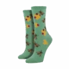 Sock Smith Ladies "Busy Bee" Seafoam Green Crew Socks WNC428-SFM -Western Cowboy Equipment Myproject 2023 04 24T133352.484