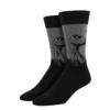SockSmith Men's Dinosaur Raptor Grey Heather Socks MNC523-HEG
