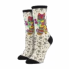 SockSmith Ladies Maya Cat Ivory Heather Crew Socks WNC2639-HIV -Western Cowboy Equipment Myproject 2023 04 24T134046.639
