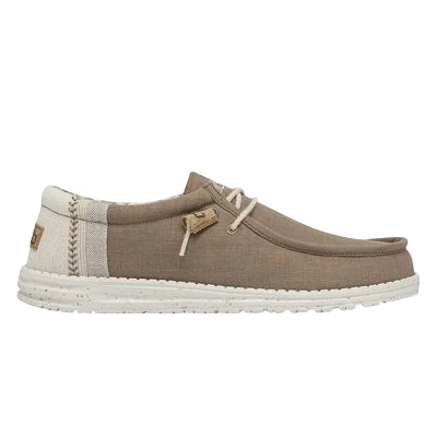 Hey Dude Men's Wally Linen Natural Clay Slip On Shoe 110793298 4 Hey Dude Men's Wally Linen Natural Clay Slip On Shoe 110793298 - Image 2