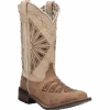 Laredo Ladies Kite Days Brown Leather Boots 5821