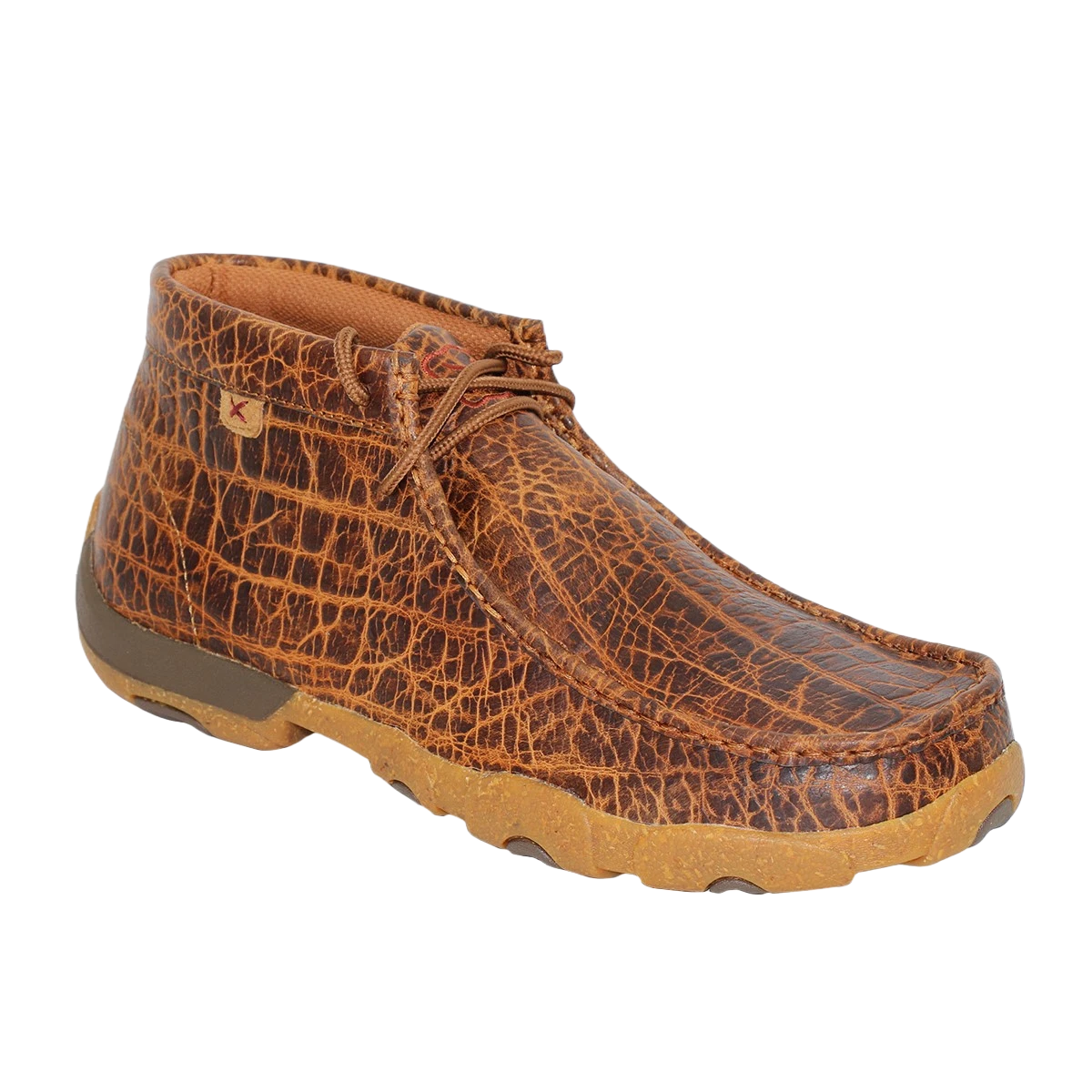 Twisted X® Men's Chukka Driving Golden Elephant Print Moc Shoes MDM0096 3 Twisted X® Men's Chukka Driving Golden Elephant Print Moc Shoes MDM0096