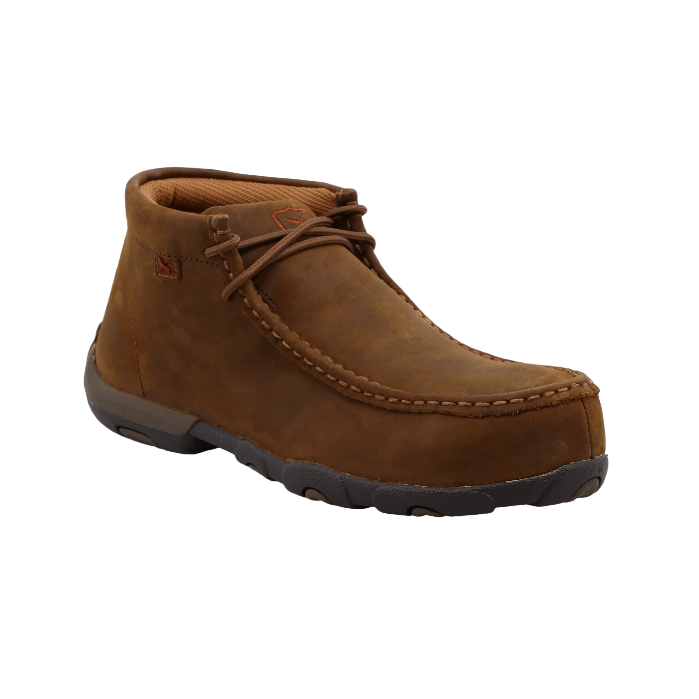 Twisted X® Ladies Work Chukka Driving Moc Distressed Saddle Brown Shoes WDMST01 3 Twisted X® Ladies Work Chukka Driving Moc Distressed Saddle Brown Shoes WDMST01