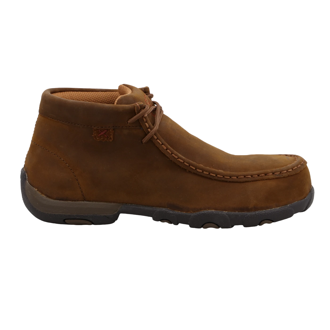 Twisted X® Ladies Work Chukka Driving Moc Distressed Saddle Brown Shoes WDMST01 4 Twisted X® Ladies Work Chukka Driving Moc Distressed Saddle Brown Shoes WDMST01 - Image 2