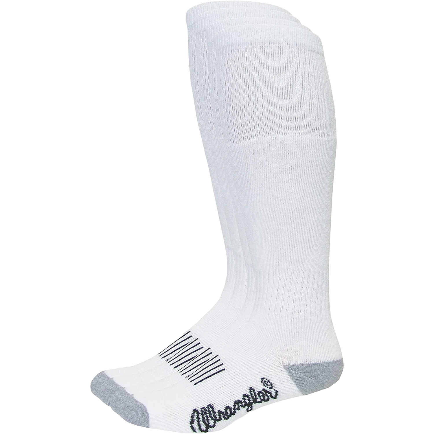 Wrangler® Men's Wellington Seamless Toe White Boot Socks 09328-1000-LG 3 Wrangler® Men's Wellington Seamless Toe White Boot Socks 09328-1000-LG