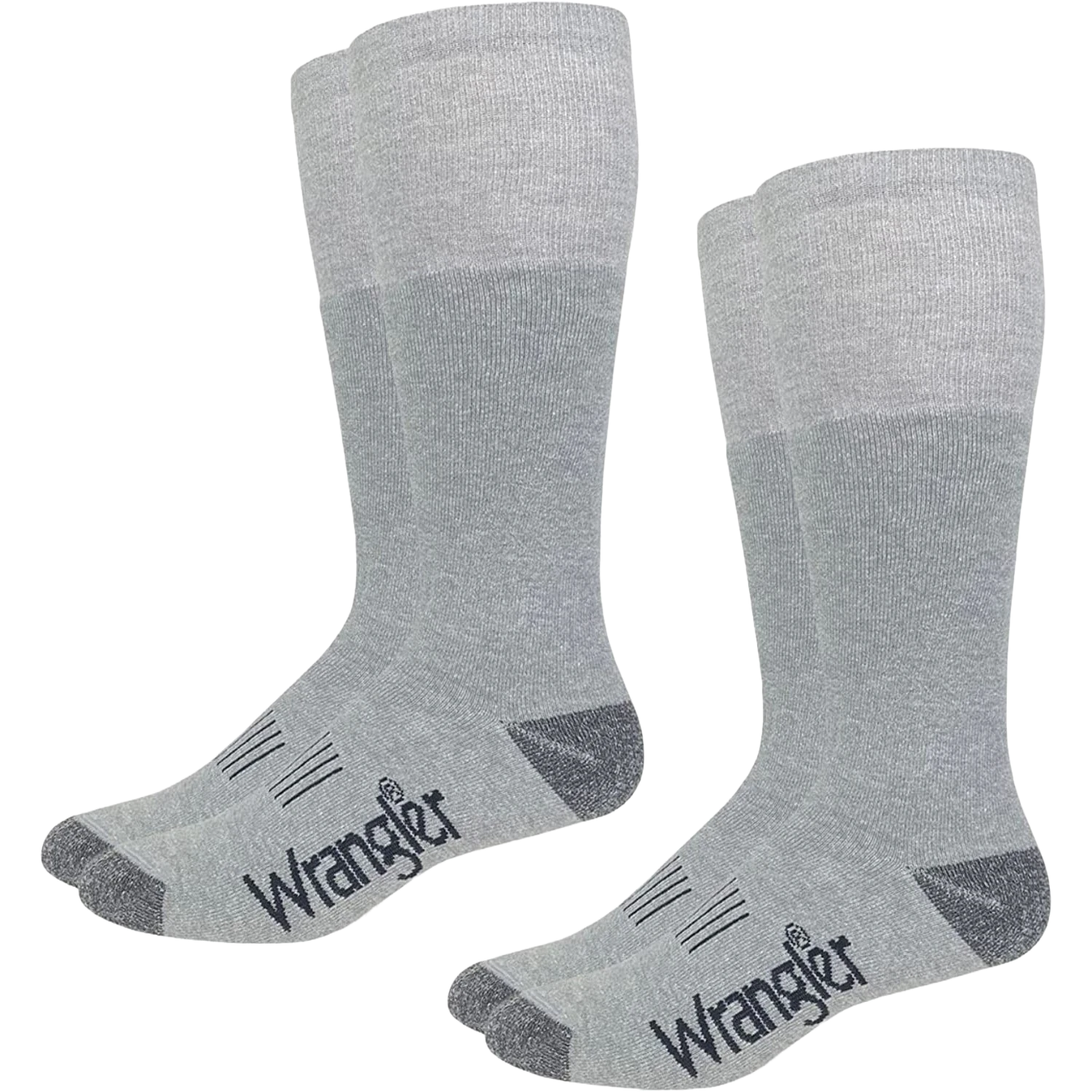 Wrangler® Men's Wellington Seamless Toe Grey Boot Socks 09328-2400-LG 3 Wrangler® Men's Wellington Seamless Toe Grey Boot Socks 09328-2400-LG