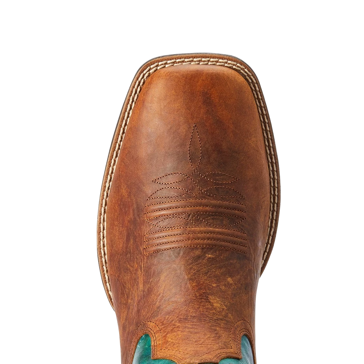 Ariat® Men's Wild Thang Brown & Green Square Toe Boots 10042393 4 Ariat® Men's Wild Thang Brown & Green Square Toe Boots 10042393 - Image 2