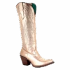 Corral Boots Corral Ladies Gold Metallic Embroidery Tall Zip Knee-High Boots E1380 -Western Cowboy Equipment Myproject 2023 05 19T085710.909