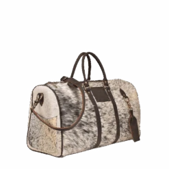 Corral Boots Corral Brown And White Hair On Duffle Bag D1297