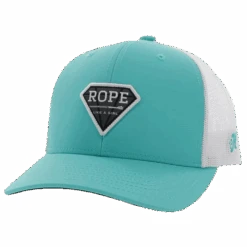 Hooey Rope Like A Girl Ladies Turquoise & White Snapback 2249T-TQWH