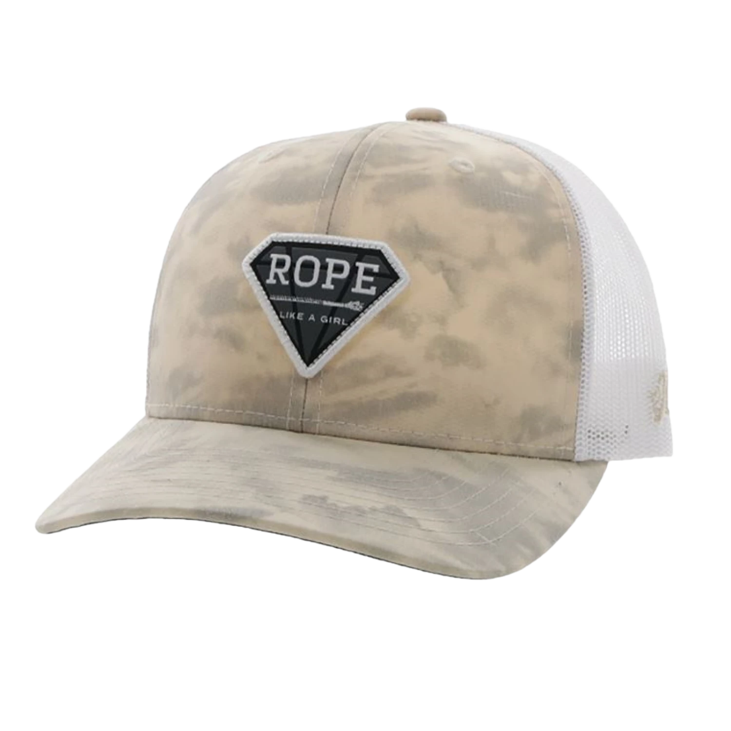 Hooey® Ladies Rope Like A Girl Cream & White Snapback Hat 2249T-CRWH 3 Hooey® Ladies Rope Like A Girl Cream & White Snapback Hat 2249T-CRWH