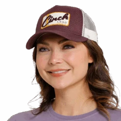 Cinch® Ladies Geometric 5 Panel Purple Trucker Cap MHC7874035