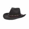 Dorfman Pacific Men's Hutte Provato Knit™ Faux Felt Black Hat WP6-BLK -Western Cowboy Equipment Myproject 2023 05 22T132047.549
