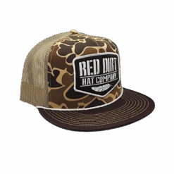 Red Dirt® Old School Duck Camo & Tan Trucker Cap RDHC309