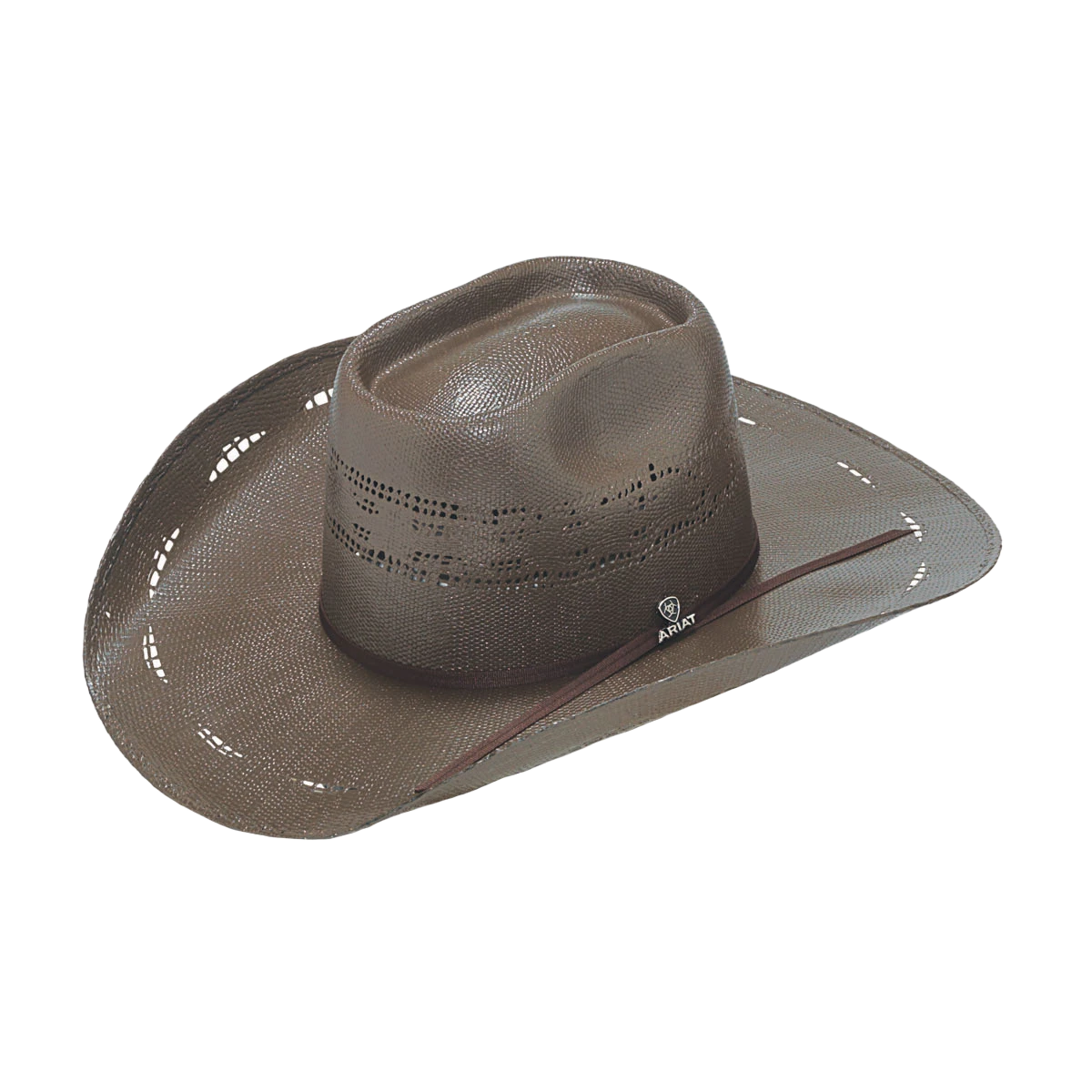 Ariat Unisex American Bangora Western Chocolate Brown Straw Hat A73262 3 Ariat Unisex American Bangora Western Chocolate Brown Straw Hat A73262