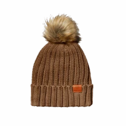 Ariat® Ladies Cotswold Chestnut Horse Cable Knit Beanie 10042051