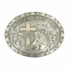Nocona Soldier Praying At Cross Freedom Is Not Free Belt Buckle 37985