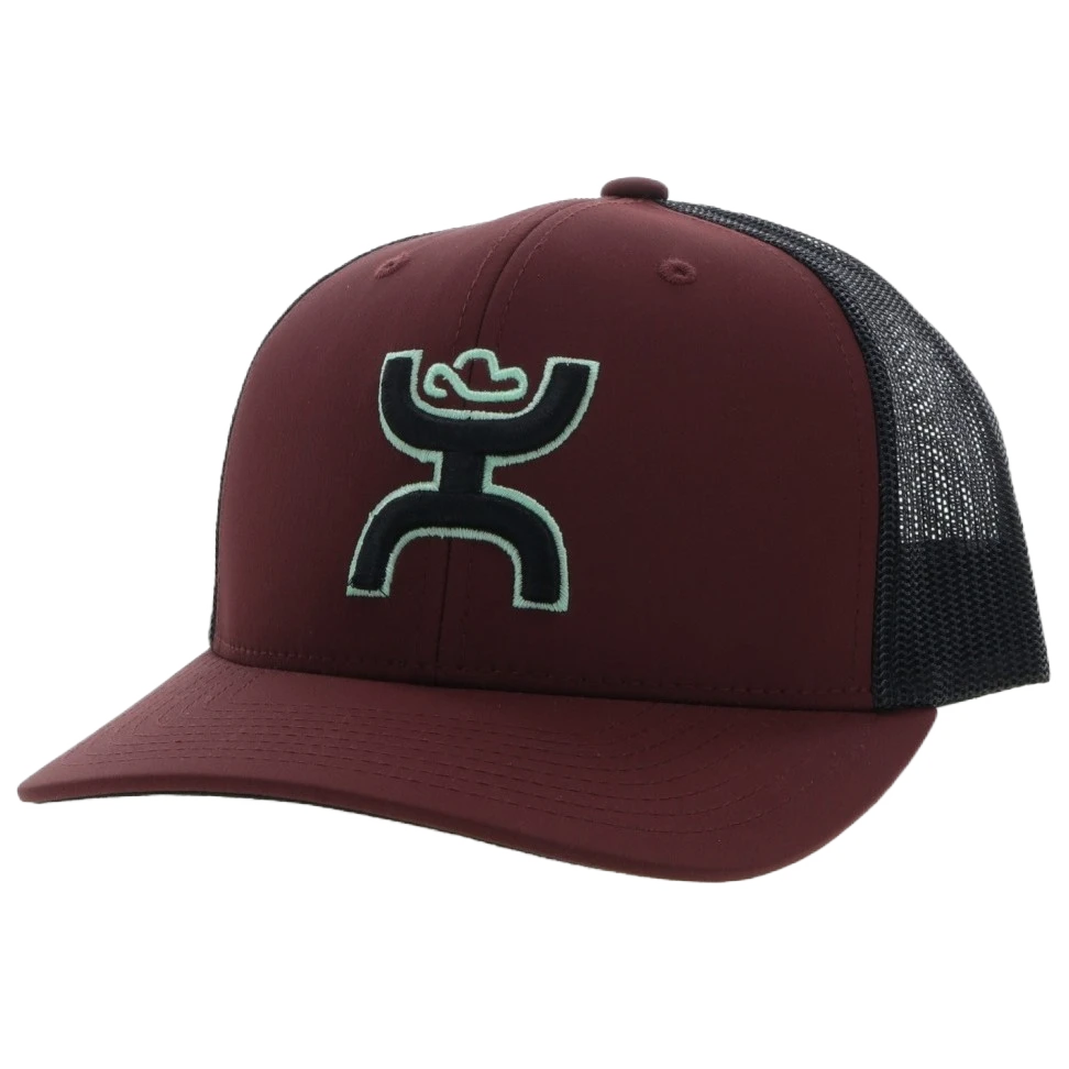 Hooey "Sterling" 6-Panel Maroon/Black Hat 2206T-MABK 3 Hooey "Sterling" 6-Panel Maroon/Black Hat 2206T-MABK