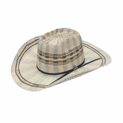 Ariat Men's Brick Top Two Toned Creamed Star Western Hat A73264