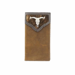 Nocona Belt Youth Rodeo Longhorn Skull Concho Wallet N5437644