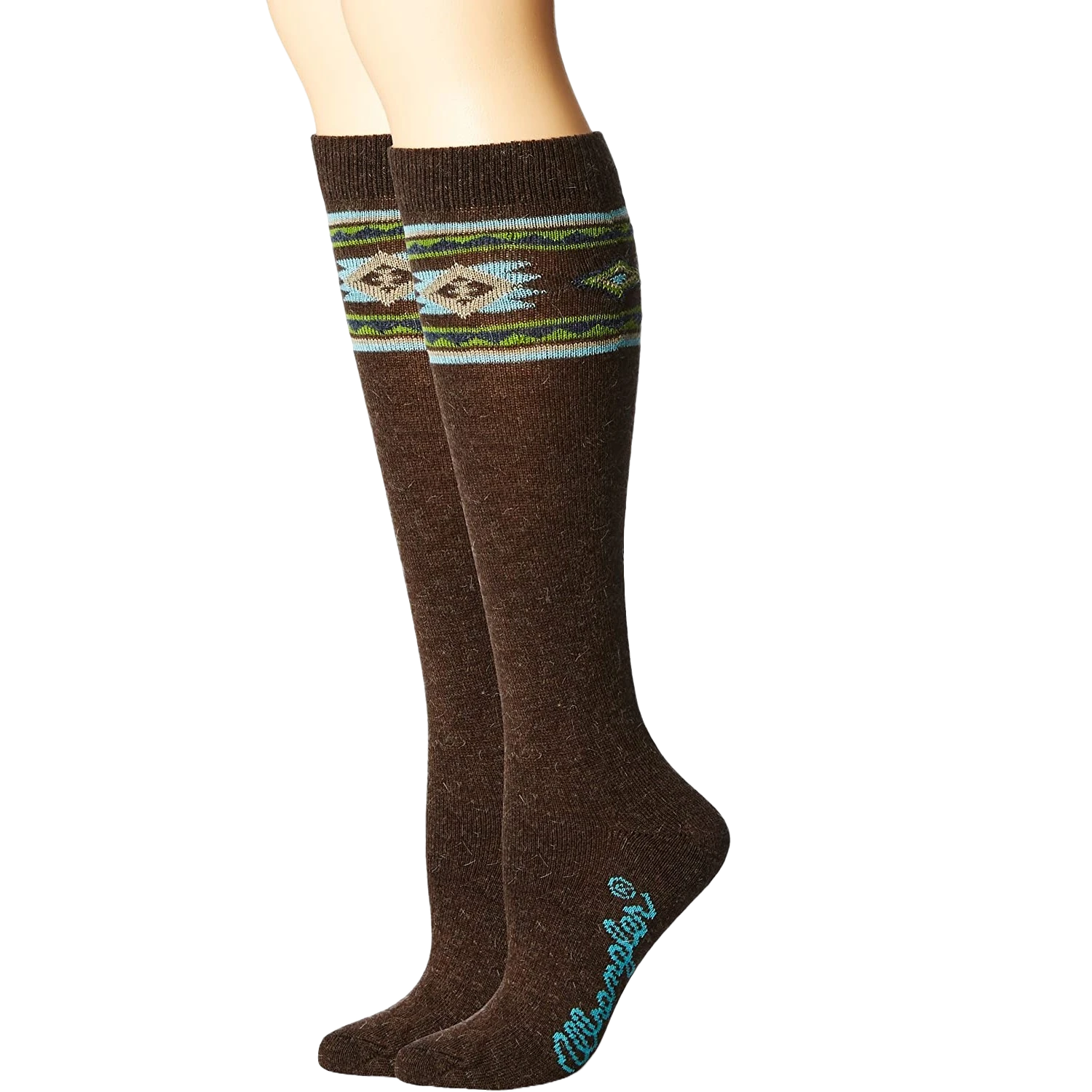 Wrangler® Ladies Angora Aztec Brown Knee High Socks 09678-6000-00911 3 Wrangler® Ladies Angora Aztec Brown Knee High Socks 09678-6000-00911