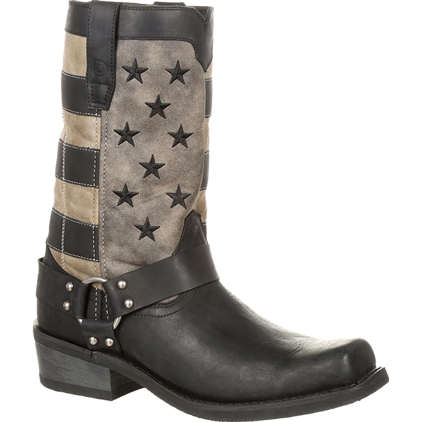 Durango Men's Patriotic Black Faded Flag & Harness Boot DDB0141 3 Durango Men's Patriotic Black Faded Flag & Harness Boot DDB0141