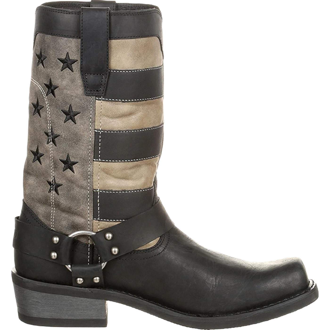 Durango Men's Patriotic Black Faded Flag & Harness Boot DDB0141 4 Durango Men's Patriotic Black Faded Flag & Harness Boot DDB0141 - Image 2