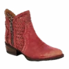Circle G By Corral Ladies Red Laser Cutout Shortie Boot Q0003 -Western Cowboy Equipment Myproject 2023 05 25T081345.113