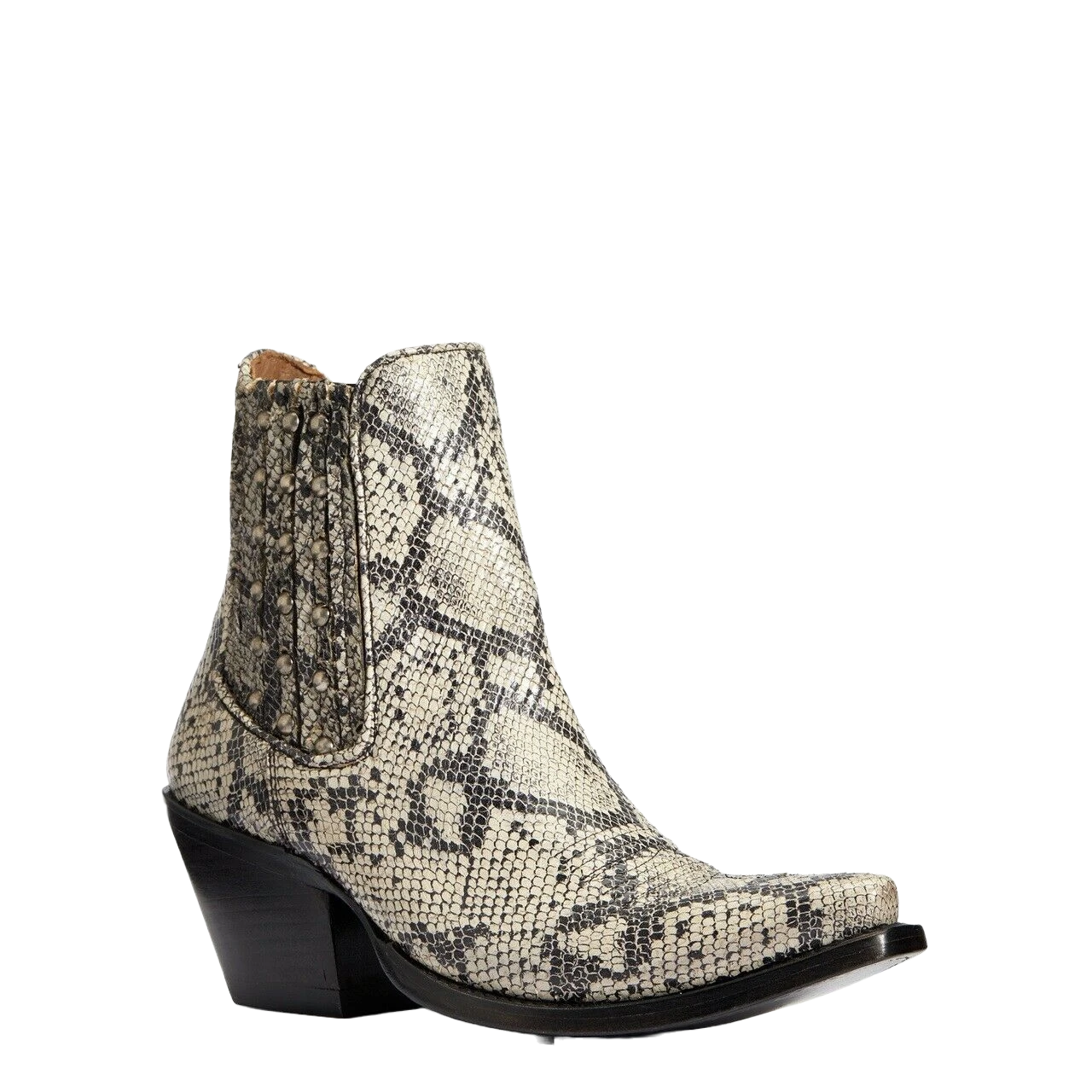 Ariat® Ladies Black & White Snake Eclipse Booties 10033891 3 Ariat® Ladies Black & White Snake Eclipse Booties 10033891