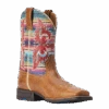 Ariat® Youth Girl's Lonestar Tan & Old Muted Serape Boots 10042595 -Western Cowboy Equipment Myproject 2023 05 26T105947.732