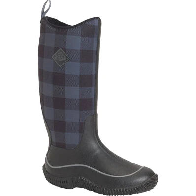 Muck Boot Company Muck® Ladies Hale Plaid Grey & Black Tall Pull On Boots HAW-1PLD-BLK 3 Muck Boot Company Muck® Ladies Hale Plaid Grey & Black Tall Pull On Boots HAW-1PLD-BLK