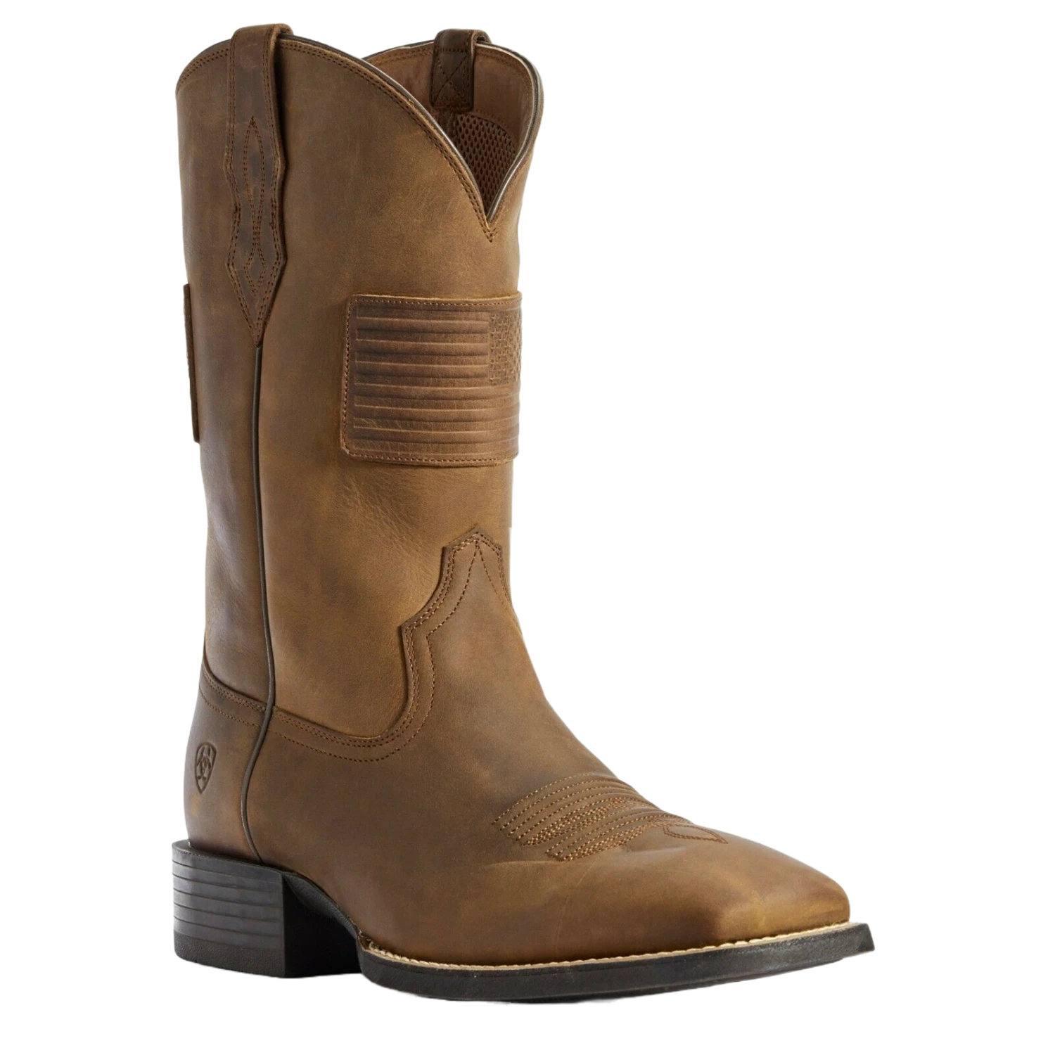 Ariat® Men's Distressed Tan Patriot II Boots 10031444 3 Ariat® Men's Distressed Tan Patriot II Boots 10031444