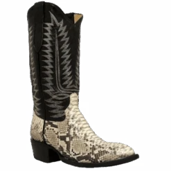 Cowtown Men’s Back Cut Python Exotic Boots W808