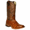 Cowtown Men'sPrint Brown Square Toe Western Boots Q6064 -Western Cowboy Equipment Myproject 79