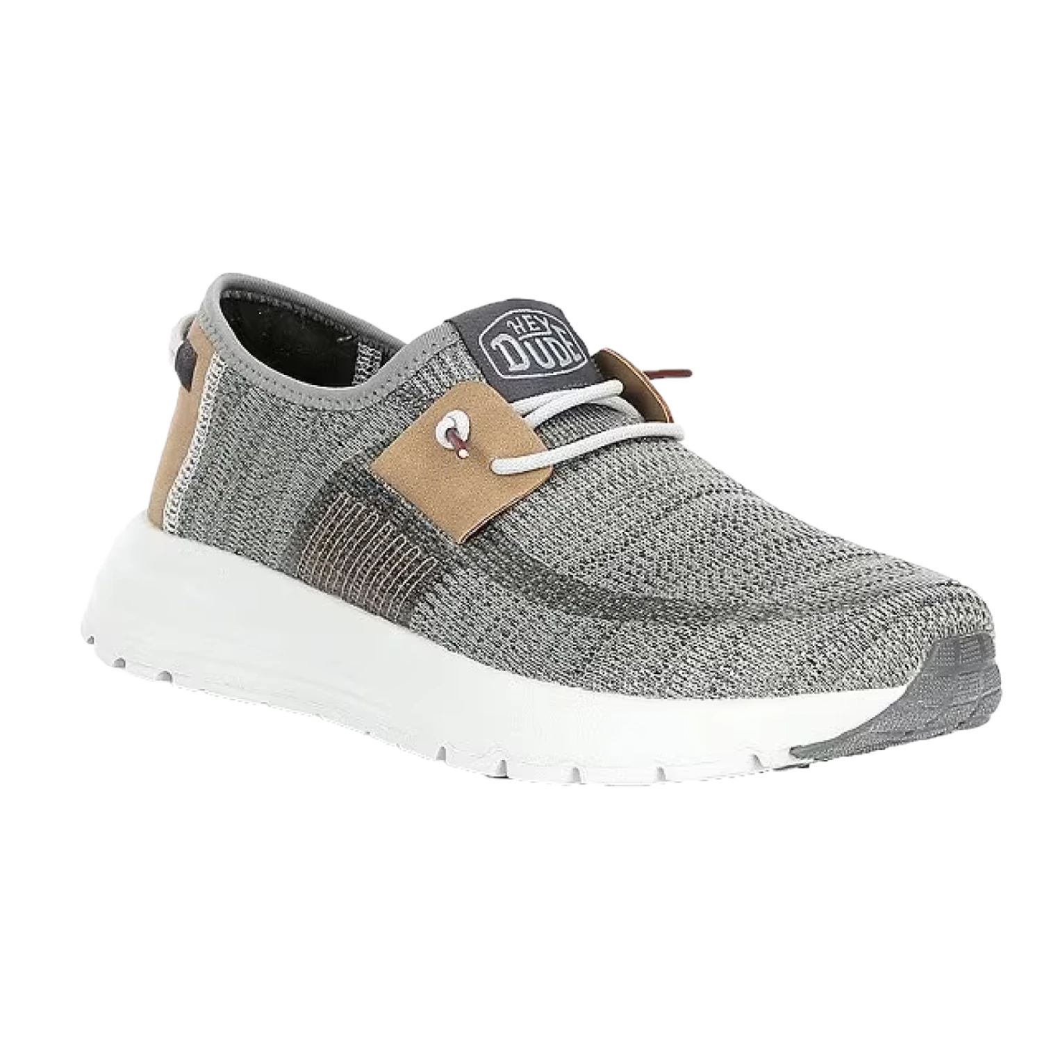 Hey Dude® Wally Men's Sirocco Grey Slip On Sneakerss 40140-1LJ 3 Hey Dude® Wally Men's Sirocco Grey Slip On Sneakerss 40140-1LJ